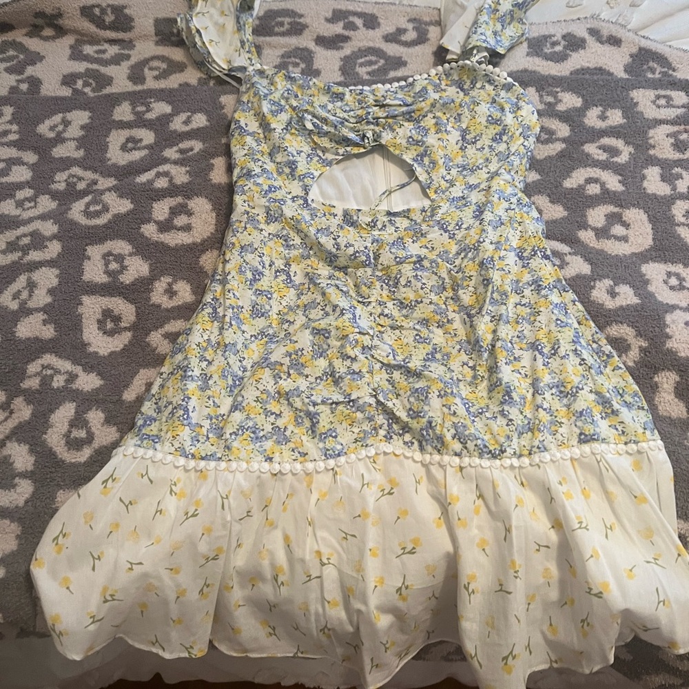 Hello Molly Twirl and Swirl Dress Blue (size S) - Picture 5 of 7
